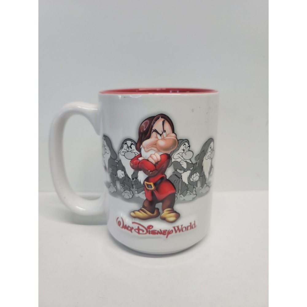 Disney Parks Grumpy Snow White Seven Dwarfs Coffee Mug Walt Disney‎ World
